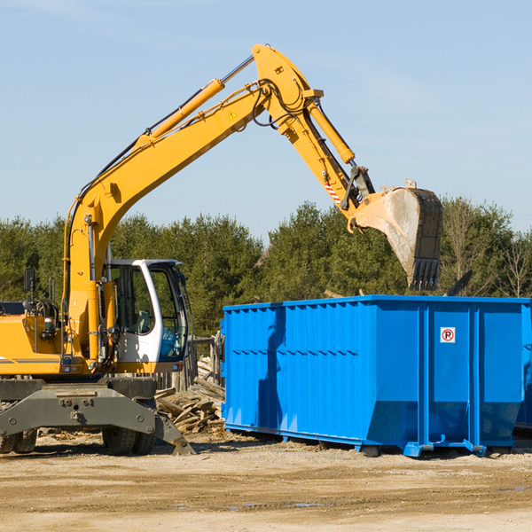 how many times can i have a residential dumpster rental emptied in Oak Level VA